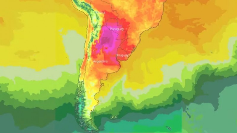 Argentina enfrenta la ola de calor ms intensa de Amrica