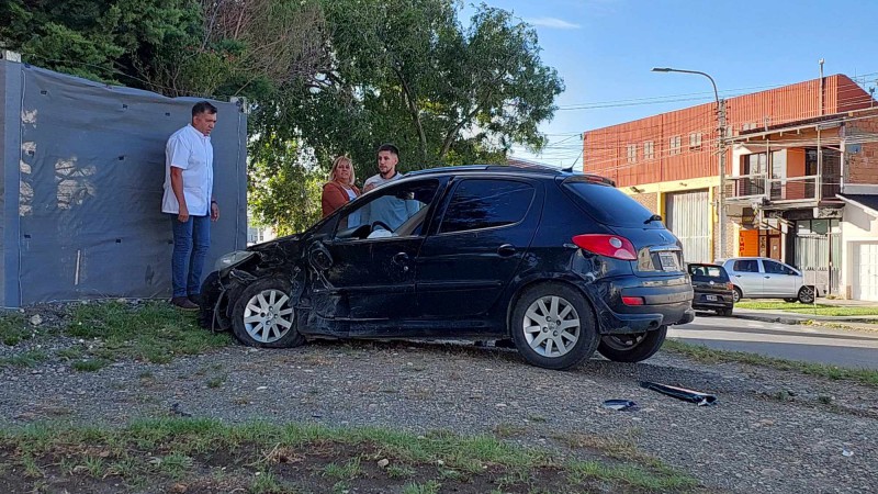 Fuerte choque con una mujer lesionada en Ro Gallegos