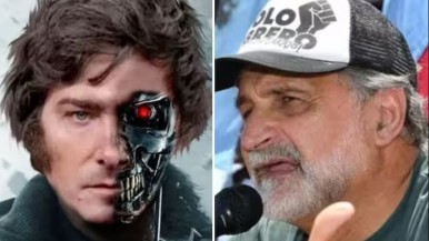 Belliboni le envió una carta documento a Milei: lo demandará si el presidente no se retracta por la imagen de Terminator