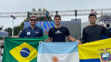 Matías Díaz Hernández se quedó con el gran prix de aguas abiertas de Tolten en Chile