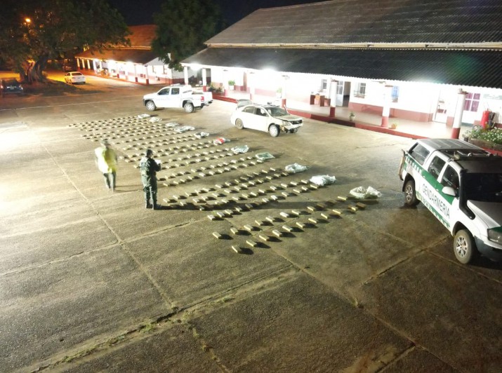 Gendarmera secuestr ms de 263 kilos de marihuana en Corrientes