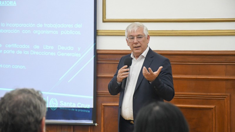 Julio Gutirrez, exministro de Trabajo de Santa Cruz. 