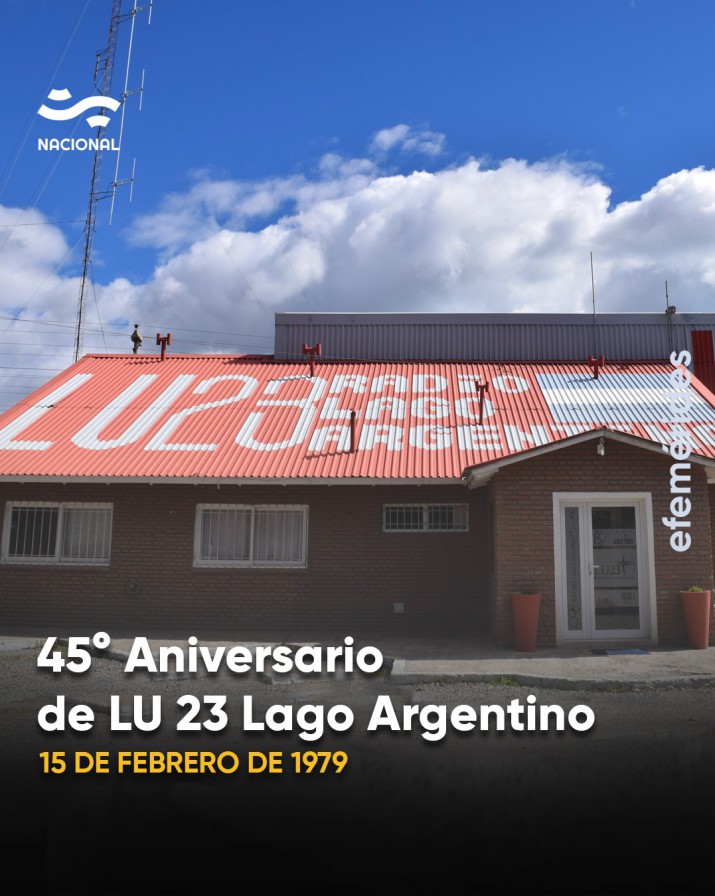 Intervencin y posible privatizacin de medios pblicos?: LU 23 "Radio Lago Argentino" festej 45 aos en un contexto de incertidumbre