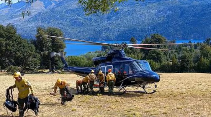 El intendente de Los Alerces seal que tres sectores estaban cerca de ser controlados (Tlam)