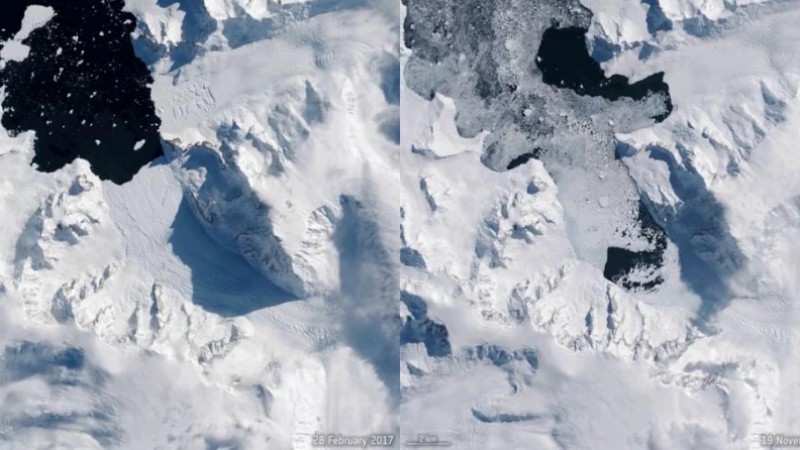 El misterio del glaciar Cadman: el glaciar antartico que pierde 20 metros por ao