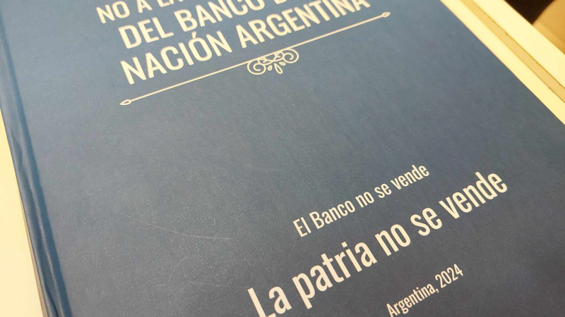 Clara advertencia de La Bancaria a Milei para privatizar el Banco Nacin