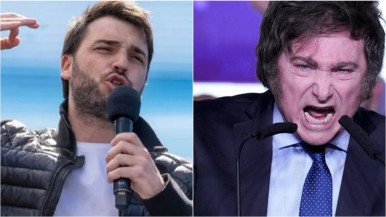 Ignacio Torres, gobernador de Chubut y el presidente Javier Milei 