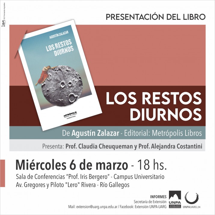 Presentarn la novela Los Restos Diurnos en el Campus de la UARG