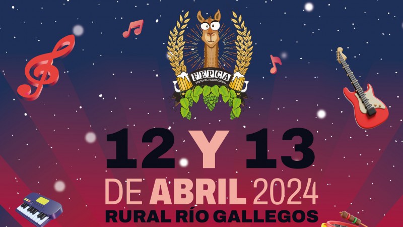 El 12 y 13 de Abril llega la 14 Edicin del FEPCA Festival a la Rural Rio Gallegos