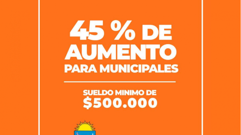 Hubo aumento para municipales de El Calafate. 