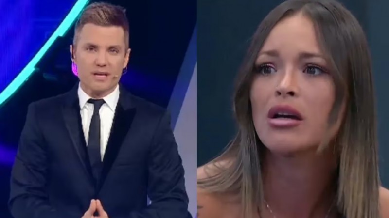 Santiago del Moro le comunic a Agostina la medida que tom "Gran Hermano". 
