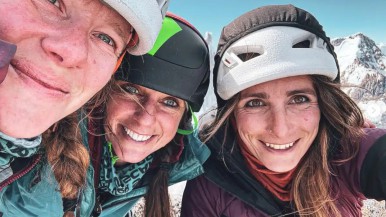 Conquista femenina en el Glaciar: tres escaladoras francesas alcanzan la cumbre del Cerro Torre