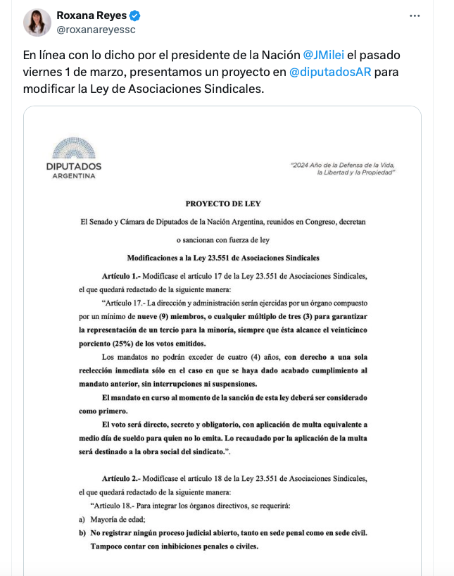 Democratizacin sindical: buscan eliminar la eleccin indefinida en los gremios