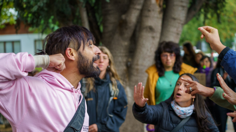 San Martn de los Andes: un hombre agredi a mujeres que participaban en marcha por el 8M