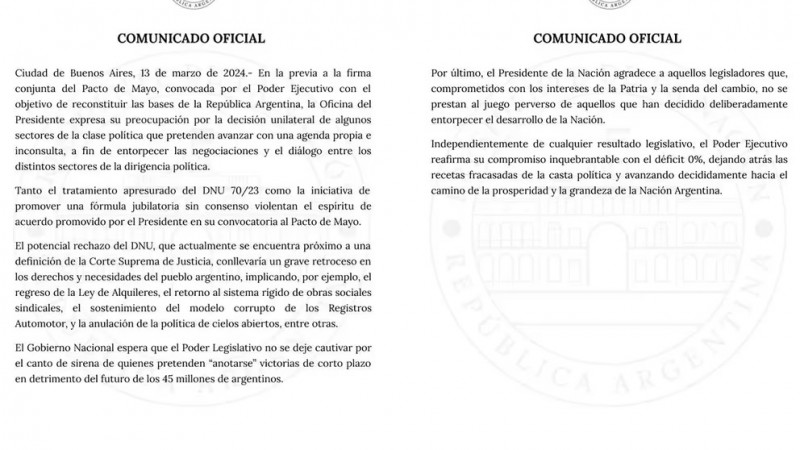 Tensin en el Senado: Se debate el Mega Decreto de Desregulacin Econmica