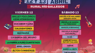 Conoce todos los detalles: El 12 y 13 de Abril llega la 14º Edición del "FEPCA Festival" a la Rural de Rio Gallegos