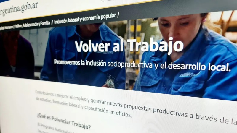 El gobierno anunci el registro del programa Volver al trabajo