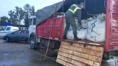 Gendarmería incautó más de 28.000 kilos de alambre de cobre ilegal en Corrientes