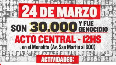 La Comisión Memoria Verdad y Justicia desarrollará actividades por el 24 de marzo en Río Gallegos