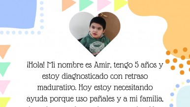 Campaña solidaria: piden ayuda para el pequeño Amir de Río Gallegos