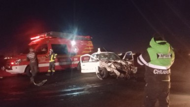 Ocho heridos en un choque frontal en la Ruta 7