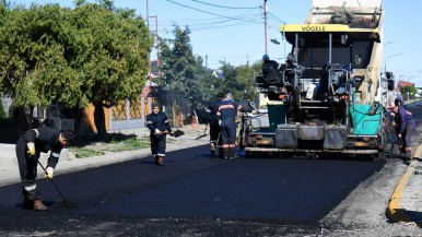 Comenzó el reasfaltado de la Avenida Gotti