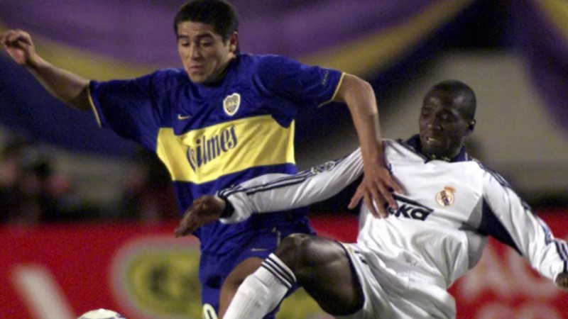 Geremi, jugando para Real Madrid, enfrent a Boca en la final de la Copa Intercontinental. 
