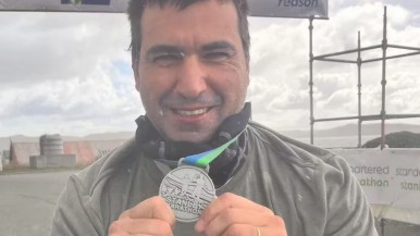 A 42 años de la gesta: un atleta argentino corrió la maratón de las Malvinas 