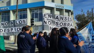 Hubo movilización fuera de la ANSES de Río Gallegos. 