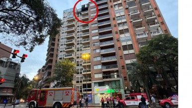 Incendio fatal en Nueva Córdoba: murió un joven tras caer del piso 12