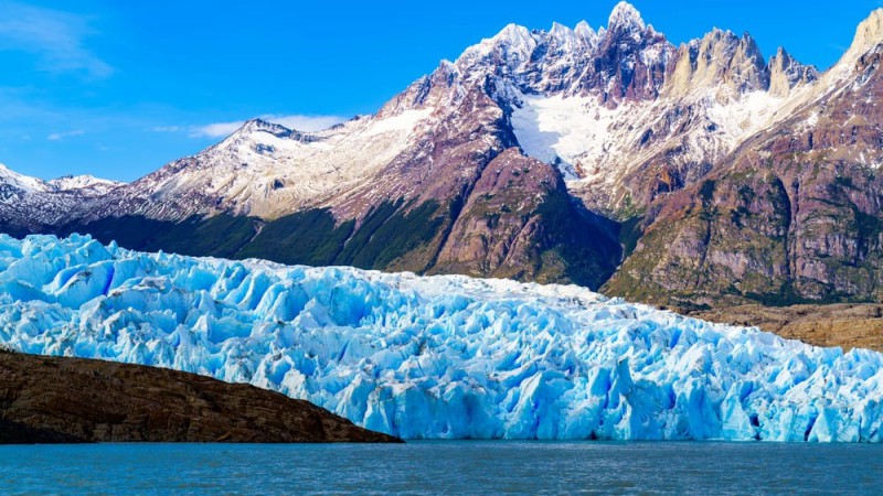 Los campos de hielo patagnicos son ms grandes que todos los glaciares de los Alpes europeos juntos