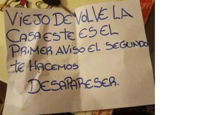 Rosario: una familia que vive a 30 metros de un destacamento de Gendarmera recibi una amenaza narco