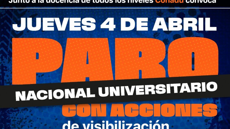 Habr paro en universidades pblicas de todo el pas