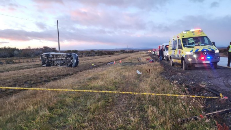 Habl camionero argentino que fue testigo del accidente en la ruta Punta Arenas- Natales 