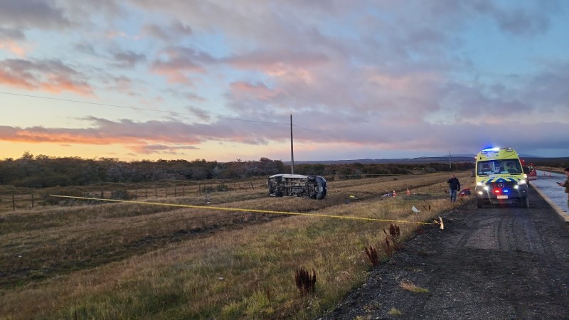 2 muertos y 8 heridos en la ruta a Puerto Natales