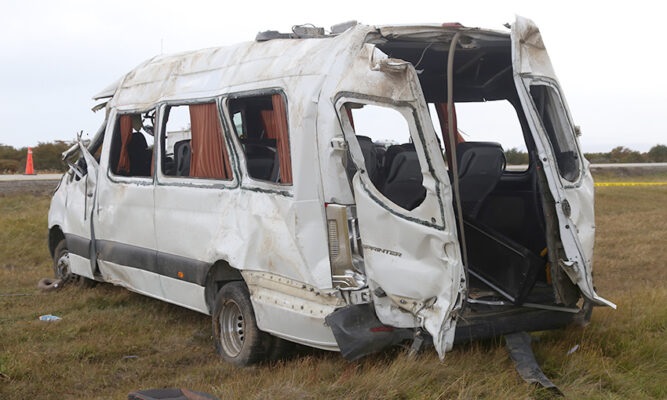 Habl camionero argentino que fue testigo del accidente en la ruta Punta Arenas- Natales 