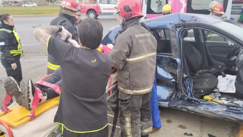 Partes mdicos de un sbado de graves incidentes viales en Ro Gallegos