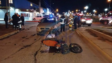 Motociclista herido luego de ser embestido por un conductor con alcoholemia positiva