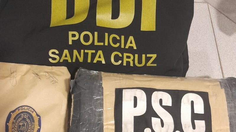 Material pornogrfico qued incautado por la polica. 