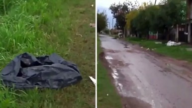 Abandonaron a un bebé en una bolsa y un auto le aplastó la cabeza