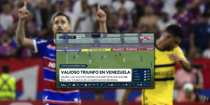 Video: el desubicado graph de TN contra Boca que Roxy Vzquez casi lee al aire