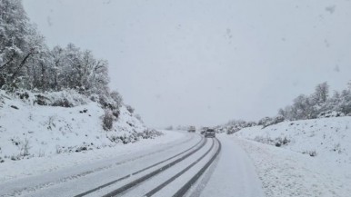 Santa Cruz, entre las afectadas por la nieve 