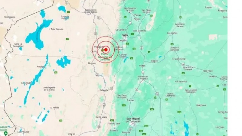 Un fuerte temblor sacudi a Salta y se sinti en Tucumn