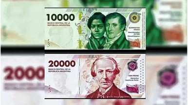 Comienza la cuenta regresiva: Pronto circularán los nuevos billetes de $10.000