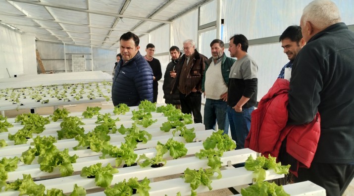 Directivos del Consejo Agrario Provincial visitaron las instalaciones de la Escuela del Viento