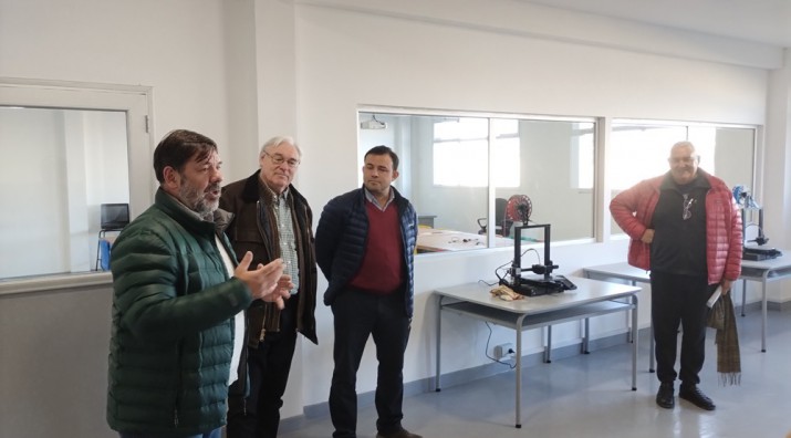 Directivos del Consejo Agrario Provincial visitaron las instalaciones de la Escuela del Viento