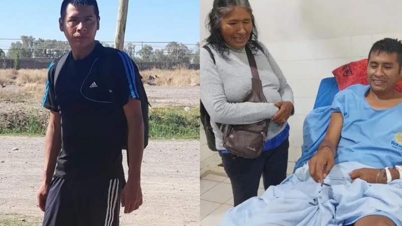 Es albail, fue atropellado por un polica en Bolivia y le piden ms de $1.000.000 para operarlo