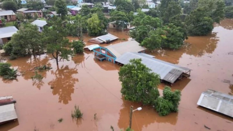 Litoral en alerta por las inundaciones en Brasil y fuertes lluvias en Uruguay