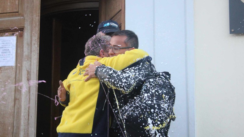 Clemente Gonzlez, Hctor Vidal y Sixto Barrientos dejan atrs toda una vida en el Correo Argentino