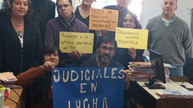 Los Judiciales seguirán con medidas de fuerza 